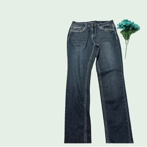 Earl Jeans Blue Skinny Jeans with Distressed Look